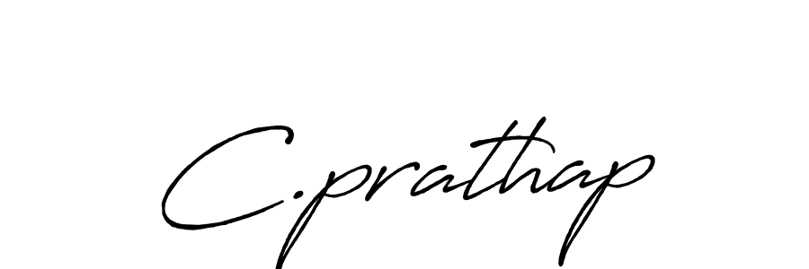 Make a beautiful signature design for name C.prathap. With this signature (Antro_Vectra_Bolder) style, you can create a handwritten signature for free. C.prathap signature style 7 images and pictures png
