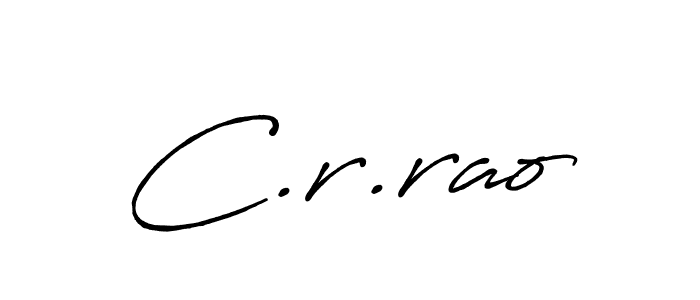 It looks lik you need a new signature style for name C.r.rao. Design unique handwritten (Antro_Vectra_Bolder) signature with our free signature maker in just a few clicks. C.r.rao signature style 7 images and pictures png