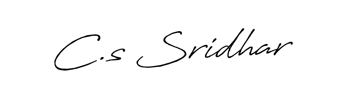 Make a beautiful signature design for name C.s Sridhar. Use this online signature maker to create a handwritten signature for free. C.s Sridhar signature style 7 images and pictures png