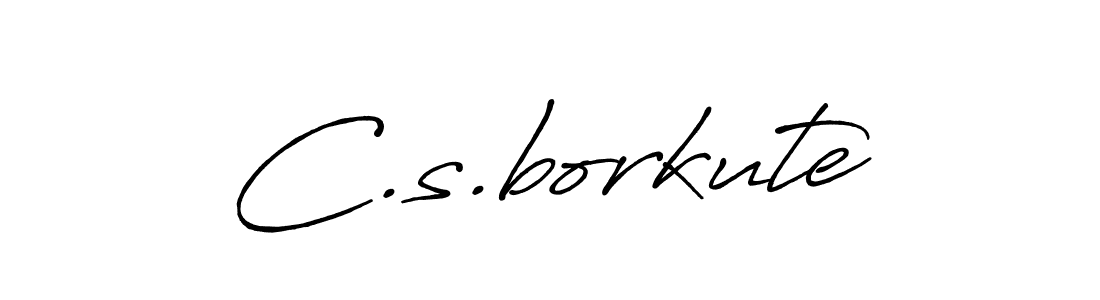 It looks lik you need a new signature style for name C.s.borkute. Design unique handwritten (Antro_Vectra_Bolder) signature with our free signature maker in just a few clicks. C.s.borkute signature style 7 images and pictures png