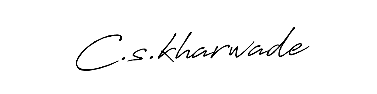 Best and Professional Signature Style for C.s.kharwade. Antro_Vectra_Bolder Best Signature Style Collection. C.s.kharwade signature style 7 images and pictures png