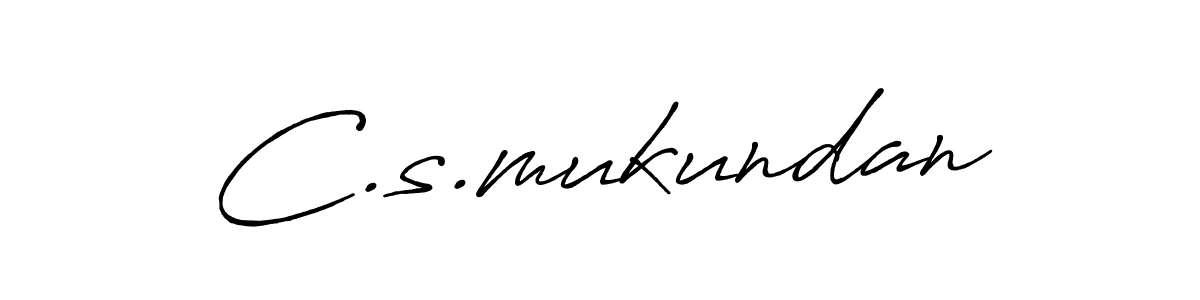 Once you've used our free online signature maker to create your best signature Antro_Vectra_Bolder style, it's time to enjoy all of the benefits that C.s.mukundan name signing documents. C.s.mukundan signature style 7 images and pictures png