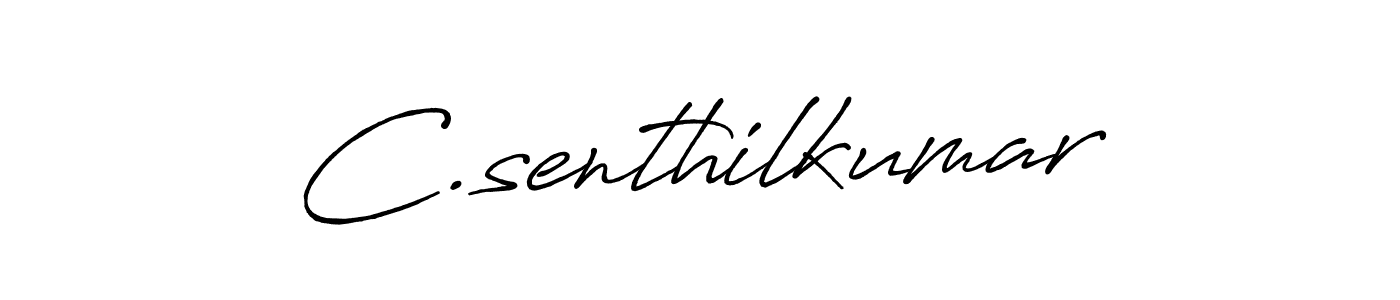 C.senthilkumar stylish signature style. Best Handwritten Sign (Antro_Vectra_Bolder) for my name. Handwritten Signature Collection Ideas for my name C.senthilkumar. C.senthilkumar signature style 7 images and pictures png