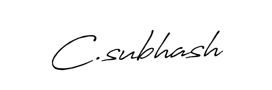 Also we have C.subhash name is the best signature style. Create professional handwritten signature collection using Antro_Vectra_Bolder autograph style. C.subhash signature style 7 images and pictures png