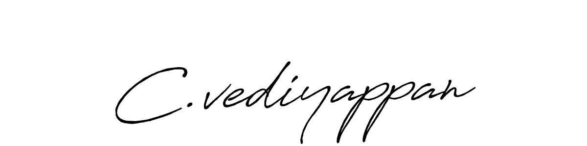 Similarly Antro_Vectra_Bolder is the best handwritten signature design. Signature creator online .You can use it as an online autograph creator for name C.vediyappan. C.vediyappan signature style 7 images and pictures png