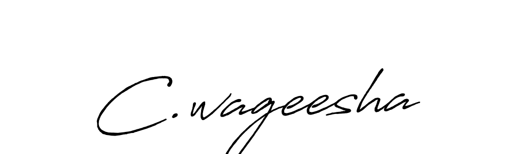 Antro_Vectra_Bolder is a professional signature style that is perfect for those who want to add a touch of class to their signature. It is also a great choice for those who want to make their signature more unique. Get C.wageesha name to fancy signature for free. C.wageesha signature style 7 images and pictures png