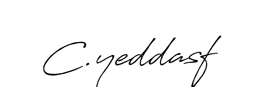 The best way (Antro_Vectra_Bolder) to make a short signature is to pick only two or three words in your name. The name C.yeddasf include a total of six letters. For converting this name. C.yeddasf signature style 7 images and pictures png