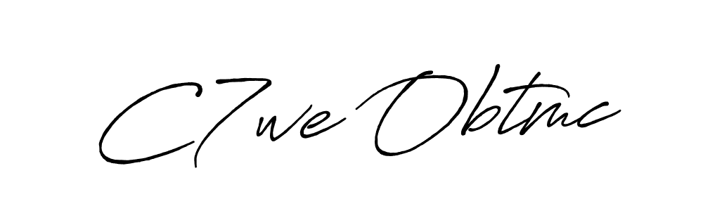 Make a beautiful signature design for name C7we Obtmc. With this signature (Antro_Vectra_Bolder) style, you can create a handwritten signature for free. C7we Obtmc signature style 7 images and pictures png