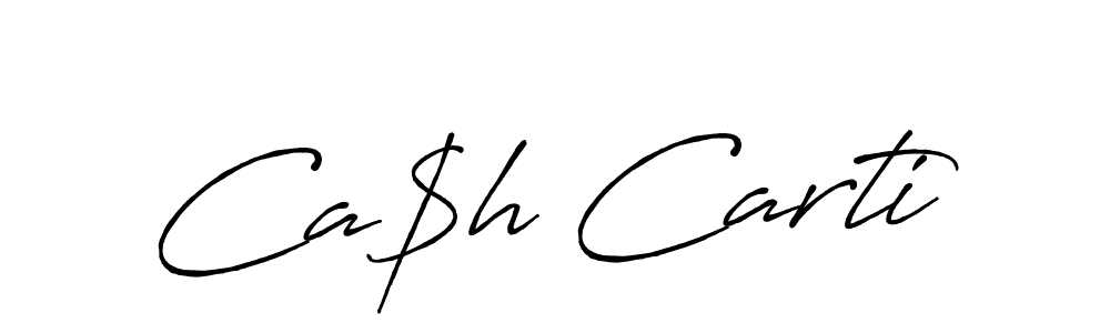 The best way (Antro_Vectra_Bolder) to make a short signature is to pick only two or three words in your name. The name Ca$h Carti include a total of six letters. For converting this name. Ca$h Carti signature style 7 images and pictures png