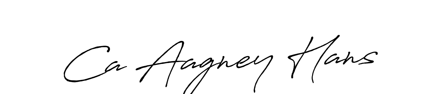 Ca Aagney Hans stylish signature style. Best Handwritten Sign (Antro_Vectra_Bolder) for my name. Handwritten Signature Collection Ideas for my name Ca Aagney Hans. Ca Aagney Hans signature style 7 images and pictures png