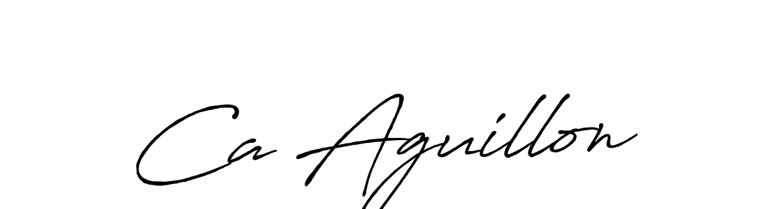 if you are searching for the best signature style for your name Ca Aguillon. so please give up your signature search. here we have designed multiple signature styles  using Antro_Vectra_Bolder. Ca Aguillon signature style 7 images and pictures png