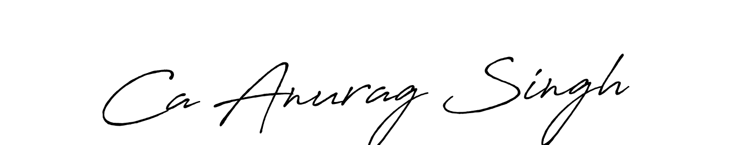 Also we have Ca Anurag Singh name is the best signature style. Create professional handwritten signature collection using Antro_Vectra_Bolder autograph style. Ca Anurag Singh signature style 7 images and pictures png