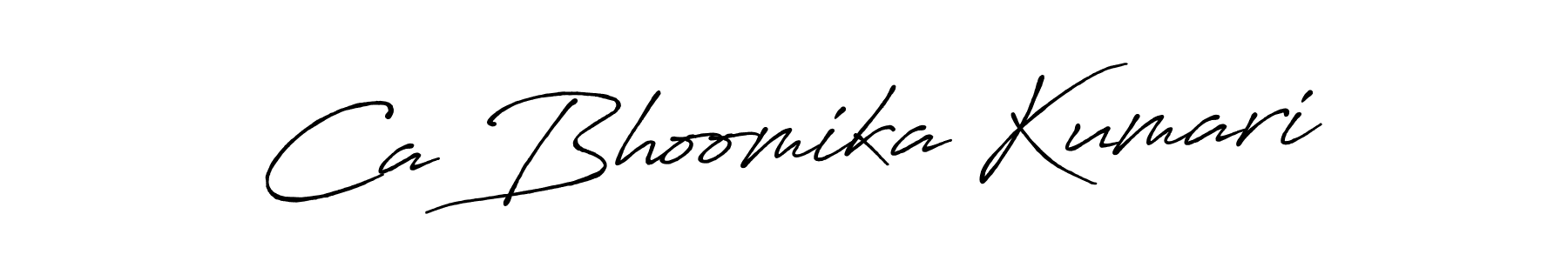 if you are searching for the best signature style for your name Ca Bhoomika Kumari. so please give up your signature search. here we have designed multiple signature styles  using Antro_Vectra_Bolder. Ca Bhoomika Kumari signature style 7 images and pictures png
