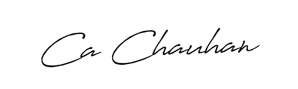 It looks lik you need a new signature style for name Ca Chauhan. Design unique handwritten (Antro_Vectra_Bolder) signature with our free signature maker in just a few clicks. Ca Chauhan signature style 7 images and pictures png