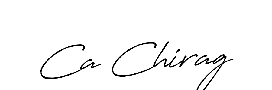 Once you've used our free online signature maker to create your best signature Antro_Vectra_Bolder style, it's time to enjoy all of the benefits that Ca Chirag name signing documents. Ca Chirag signature style 7 images and pictures png