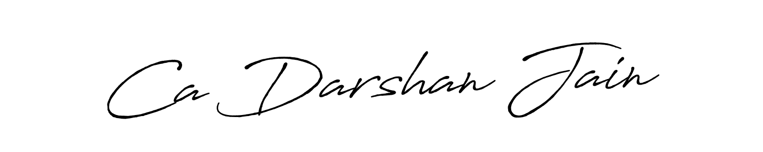 if you are searching for the best signature style for your name Ca Darshan Jain. so please give up your signature search. here we have designed multiple signature styles  using Antro_Vectra_Bolder. Ca Darshan Jain signature style 7 images and pictures png