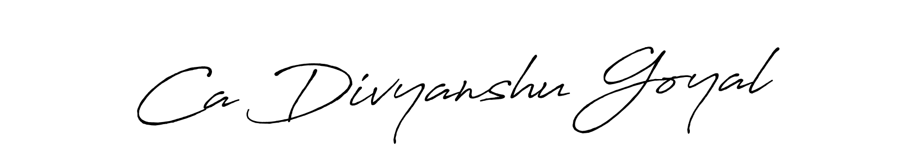 Here are the top 10 professional signature styles for the name Ca Divyanshu Goyal. These are the best autograph styles you can use for your name. Ca Divyanshu Goyal signature style 7 images and pictures png