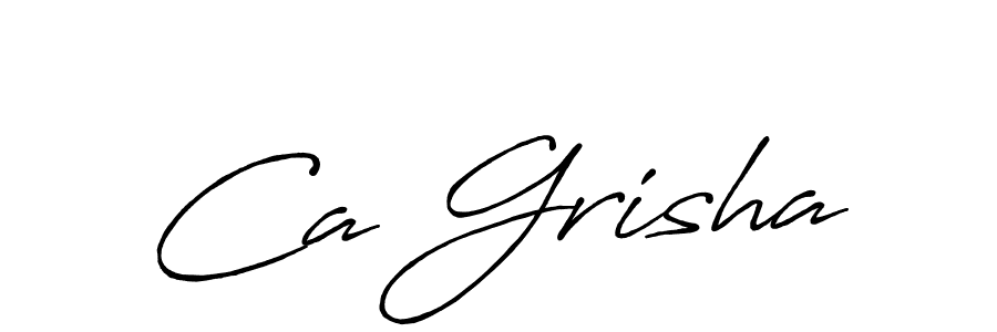 Also You can easily find your signature by using the search form. We will create Ca Grisha name handwritten signature images for you free of cost using Antro_Vectra_Bolder sign style. Ca Grisha signature style 7 images and pictures png