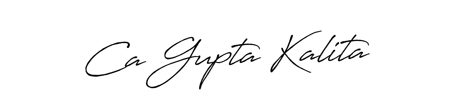 It looks lik you need a new signature style for name Ca Gupta Kalita. Design unique handwritten (Antro_Vectra_Bolder) signature with our free signature maker in just a few clicks. Ca Gupta Kalita signature style 7 images and pictures png