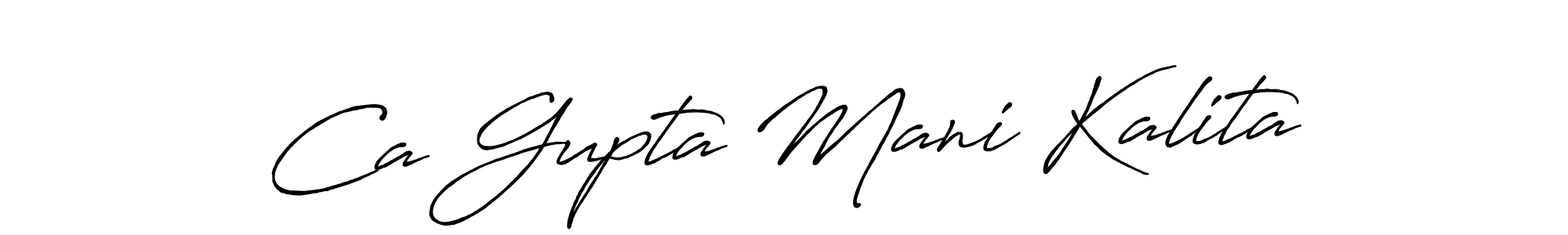 Make a beautiful signature design for name Ca Gupta Mani Kalita. Use this online signature maker to create a handwritten signature for free. Ca Gupta Mani Kalita signature style 7 images and pictures png