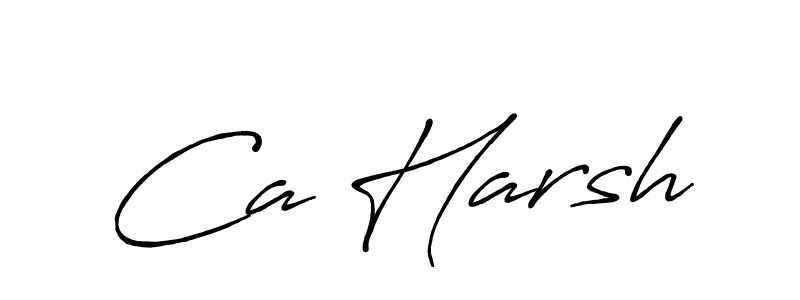 Create a beautiful signature design for name Ca Harsh. With this signature (Antro_Vectra_Bolder) fonts, you can make a handwritten signature for free. Ca Harsh signature style 7 images and pictures png