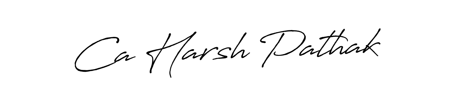 Make a beautiful signature design for name Ca Harsh Pathak. Use this online signature maker to create a handwritten signature for free. Ca Harsh Pathak signature style 7 images and pictures png