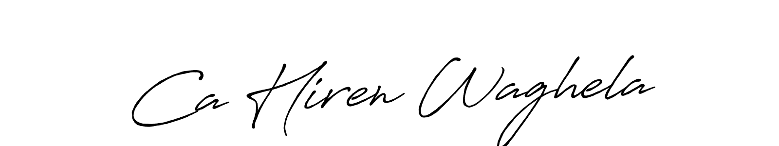 See photos of Ca Hiren Waghela official signature by Spectra . Check more albums & portfolios. Read reviews & check more about Antro_Vectra_Bolder font. Ca Hiren Waghela signature style 7 images and pictures png