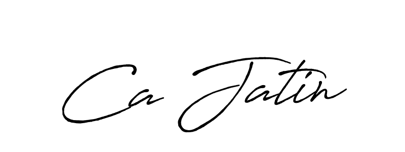 The best way (Antro_Vectra_Bolder) to make a short signature is to pick only two or three words in your name. The name Ca Jatin include a total of six letters. For converting this name. Ca Jatin signature style 7 images and pictures png