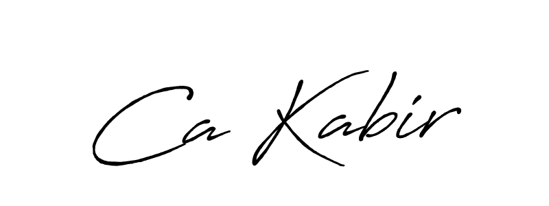 if you are searching for the best signature style for your name Ca Kabir. so please give up your signature search. here we have designed multiple signature styles  using Antro_Vectra_Bolder. Ca Kabir signature style 7 images and pictures png