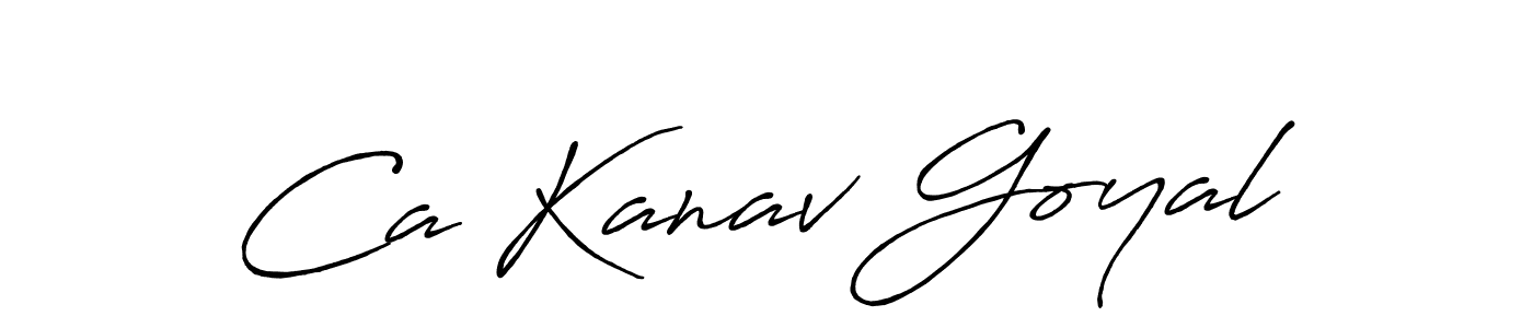 This is the best signature style for the Ca Kanav Goyal name. Also you like these signature font (Antro_Vectra_Bolder). Mix name signature. Ca Kanav Goyal signature style 7 images and pictures png