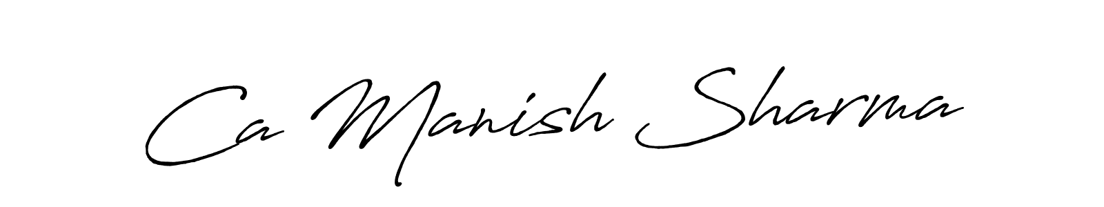 Make a beautiful signature design for name Ca Manish Sharma. Use this online signature maker to create a handwritten signature for free. Ca Manish Sharma signature style 7 images and pictures png