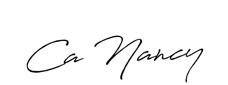 Ca Nancy stylish signature style. Best Handwritten Sign (Antro_Vectra_Bolder) for my name. Handwritten Signature Collection Ideas for my name Ca Nancy. Ca Nancy signature style 7 images and pictures png