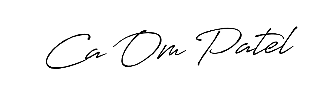 Best and Professional Signature Style for Ca Om Patel. Antro_Vectra_Bolder Best Signature Style Collection. Ca Om Patel signature style 7 images and pictures png