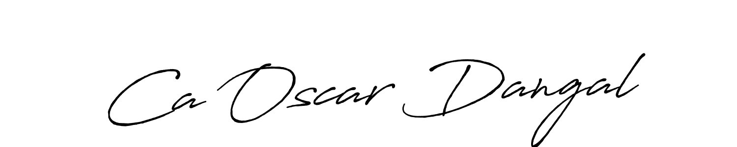 Similarly Antro_Vectra_Bolder is the best handwritten signature design. Signature creator online .You can use it as an online autograph creator for name Ca Oscar Dangal. Ca Oscar Dangal signature style 7 images and pictures png