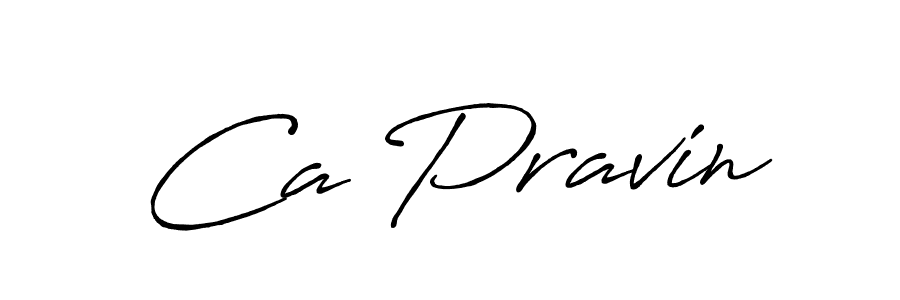 It looks lik you need a new signature style for name Ca Pravin. Design unique handwritten (Antro_Vectra_Bolder) signature with our free signature maker in just a few clicks. Ca Pravin signature style 7 images and pictures png