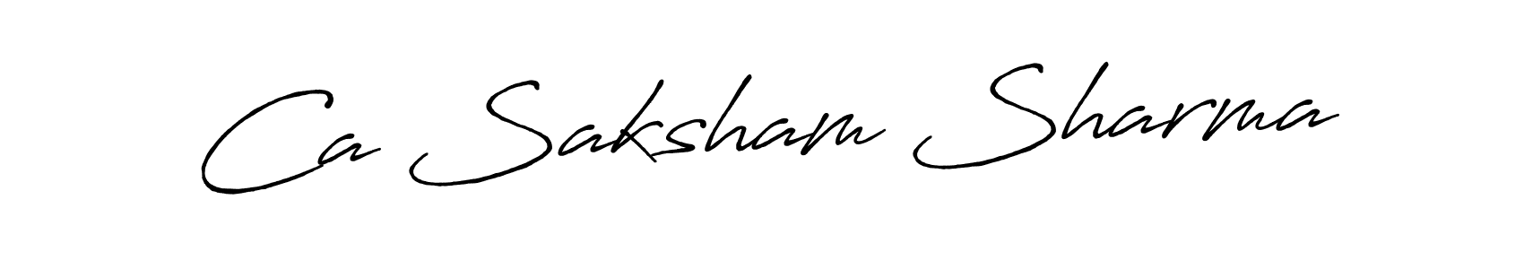 Here are the top 10 professional signature styles for the name Ca Saksham Sharma. These are the best autograph styles you can use for your name. Ca Saksham Sharma signature style 7 images and pictures png