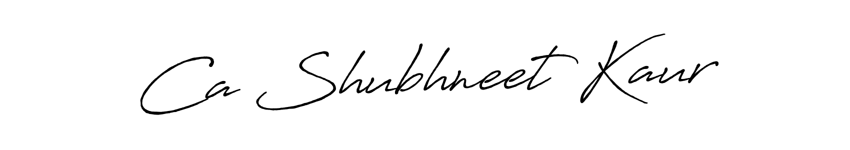 You should practise on your own different ways (Antro_Vectra_Bolder) to write your name (Ca Shubhneet Kaur) in signature. don't let someone else do it for you. Ca Shubhneet Kaur signature style 7 images and pictures png