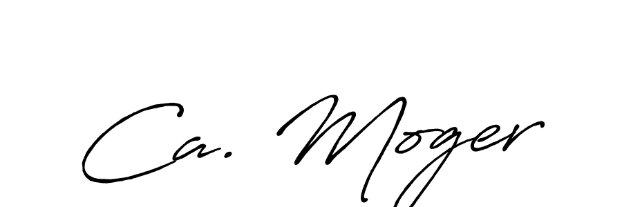 Antro_Vectra_Bolder is a professional signature style that is perfect for those who want to add a touch of class to their signature. It is also a great choice for those who want to make their signature more unique. Get Ca. Moger name to fancy signature for free. Ca. Moger signature style 7 images and pictures png
