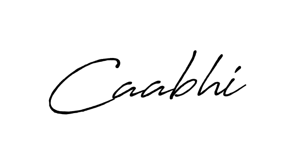 Caabhi stylish signature style. Best Handwritten Sign (Antro_Vectra_Bolder) for my name. Handwritten Signature Collection Ideas for my name Caabhi. Caabhi signature style 7 images and pictures png