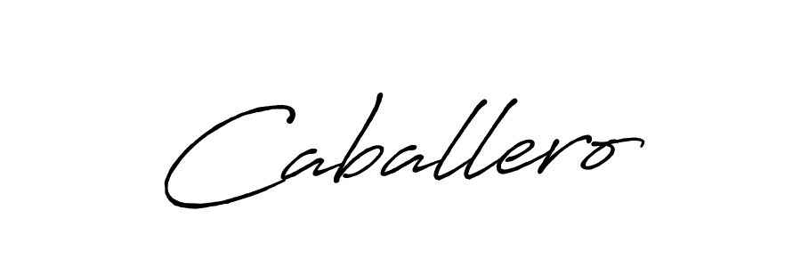 Caballero stylish signature style. Best Handwritten Sign (Antro_Vectra_Bolder) for my name. Handwritten Signature Collection Ideas for my name Caballero. Caballero signature style 7 images and pictures png