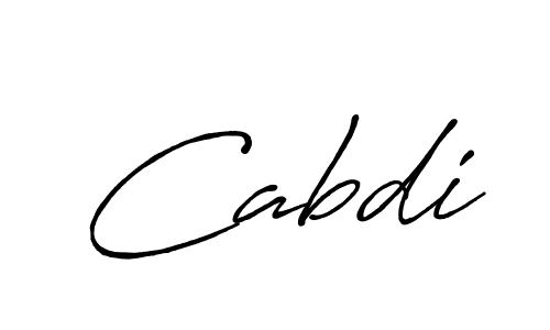 Make a beautiful signature design for name Cabdi. Use this online signature maker to create a handwritten signature for free. Cabdi signature style 7 images and pictures png