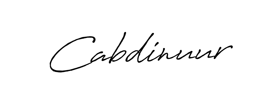 Once you've used our free online signature maker to create your best signature Antro_Vectra_Bolder style, it's time to enjoy all of the benefits that Cabdinuur name signing documents. Cabdinuur signature style 7 images and pictures png