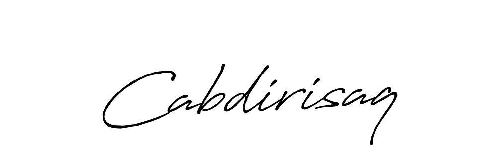 Cabdirisaq stylish signature style. Best Handwritten Sign (Antro_Vectra_Bolder) for my name. Handwritten Signature Collection Ideas for my name Cabdirisaq. Cabdirisaq signature style 7 images and pictures png