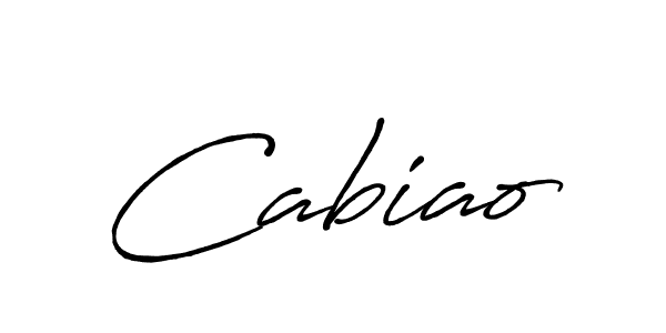 Design your own signature with our free online signature maker. With this signature software, you can create a handwritten (Antro_Vectra_Bolder) signature for name Cabiao. Cabiao signature style 7 images and pictures png