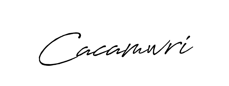 Cacamwri stylish signature style. Best Handwritten Sign (Antro_Vectra_Bolder) for my name. Handwritten Signature Collection Ideas for my name Cacamwri. Cacamwri signature style 7 images and pictures png