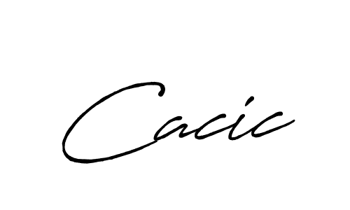 Cacic stylish signature style. Best Handwritten Sign (Antro_Vectra_Bolder) for my name. Handwritten Signature Collection Ideas for my name Cacic. Cacic signature style 7 images and pictures png