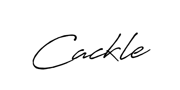 How to make Cackle signature? Antro_Vectra_Bolder is a professional autograph style. Create handwritten signature for Cackle name. Cackle signature style 7 images and pictures png