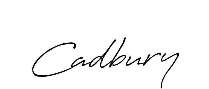 Create a beautiful signature design for name Cadbury. With this signature (Antro_Vectra_Bolder) fonts, you can make a handwritten signature for free. Cadbury signature style 7 images and pictures png