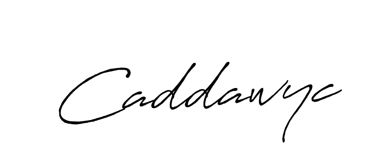 Design your own signature with our free online signature maker. With this signature software, you can create a handwritten (Antro_Vectra_Bolder) signature for name Caddawyc. Caddawyc signature style 7 images and pictures png