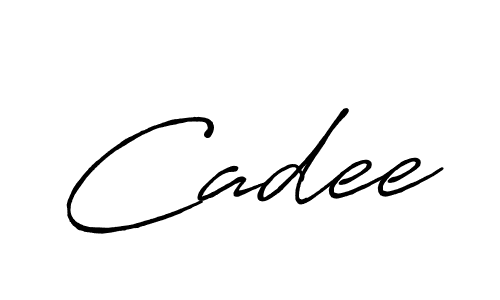 How to make Cadee signature? Antro_Vectra_Bolder is a professional autograph style. Create handwritten signature for Cadee name. Cadee signature style 7 images and pictures png